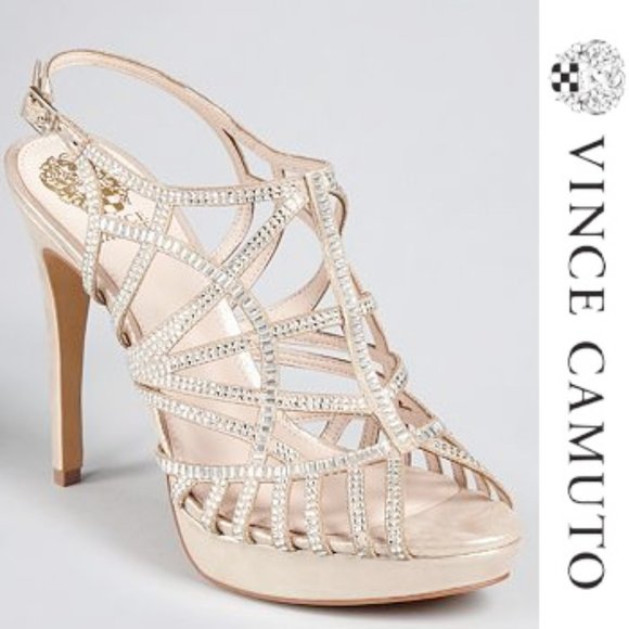 Vince Camuto Shoes - Vince Camuto Janene Embellished Sandal 10 Crystals